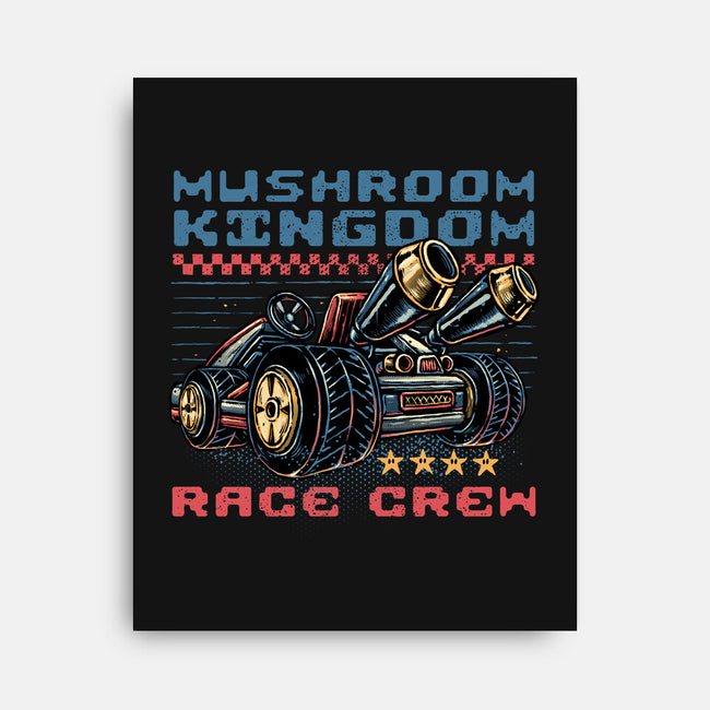 Kart Race Crew-None-Stretched-Canvas-glitchygorilla