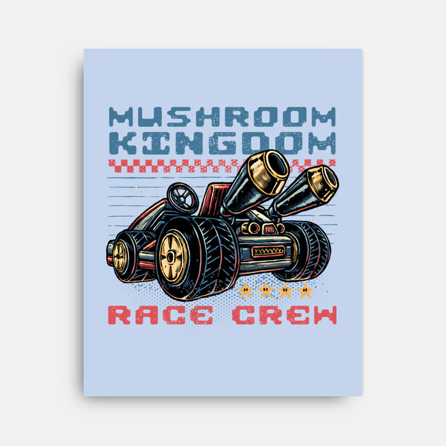 Kart Race Crew-None-Stretched-Canvas-glitchygorilla