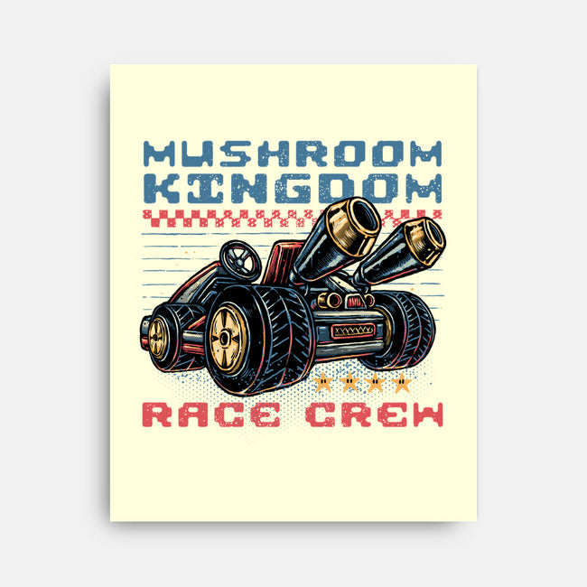 Kart Race Crew-None-Stretched-Canvas-glitchygorilla