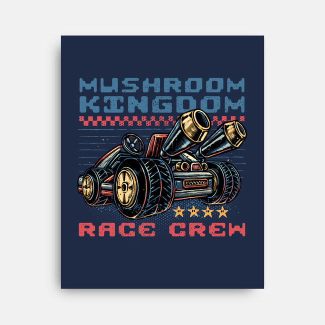 Kart Race Crew-None-Stretched-Canvas-glitchygorilla