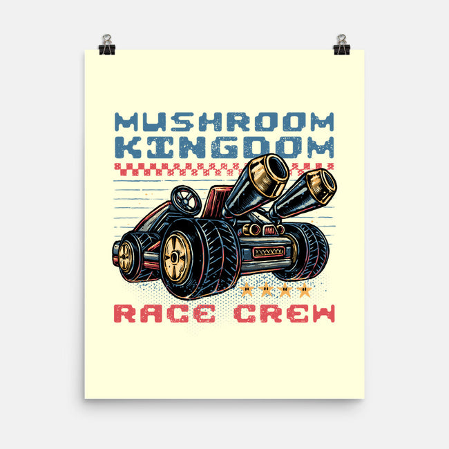 Kart Race Crew-None-Matte-Poster-glitchygorilla