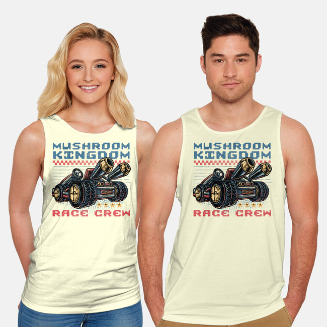 Kart Race Crew-Unisex-Basic-Tank-glitchygorilla