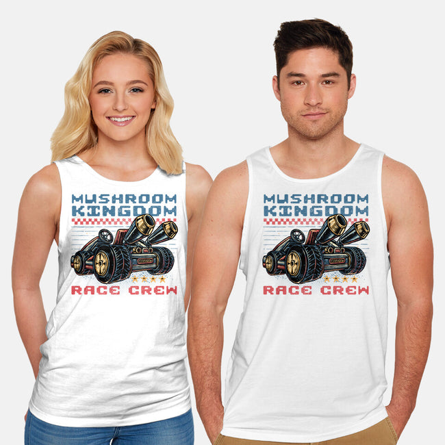 Kart Race Crew-Unisex-Basic-Tank-glitchygorilla