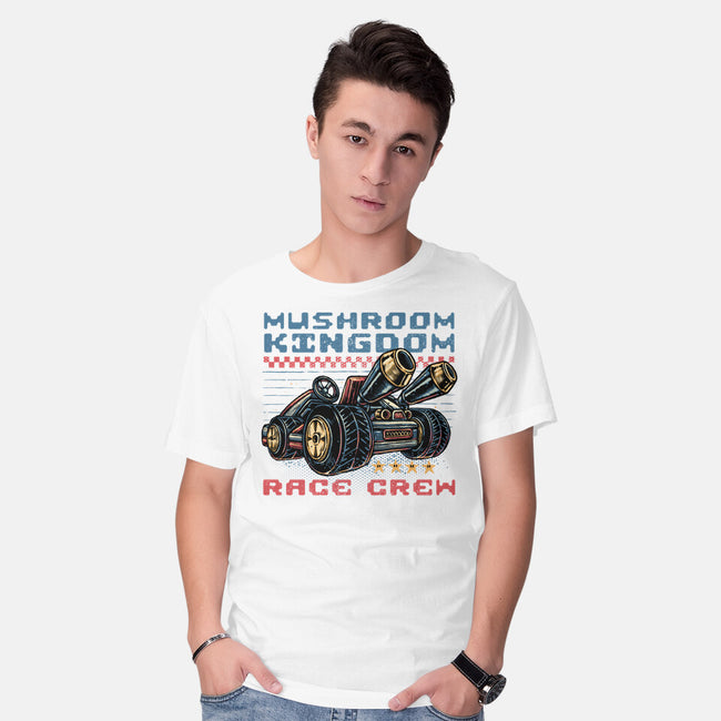 Kart Race Crew-Mens-Basic-Tee-glitchygorilla