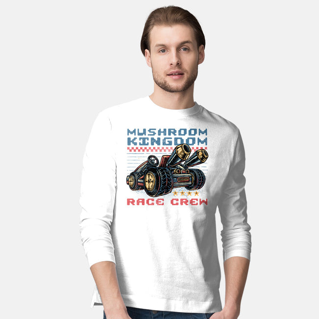 Kart Race Crew-Mens-Long Sleeved-Tee-glitchygorilla