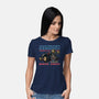 Kart Race Crew-Womens-Basic-Tee-glitchygorilla