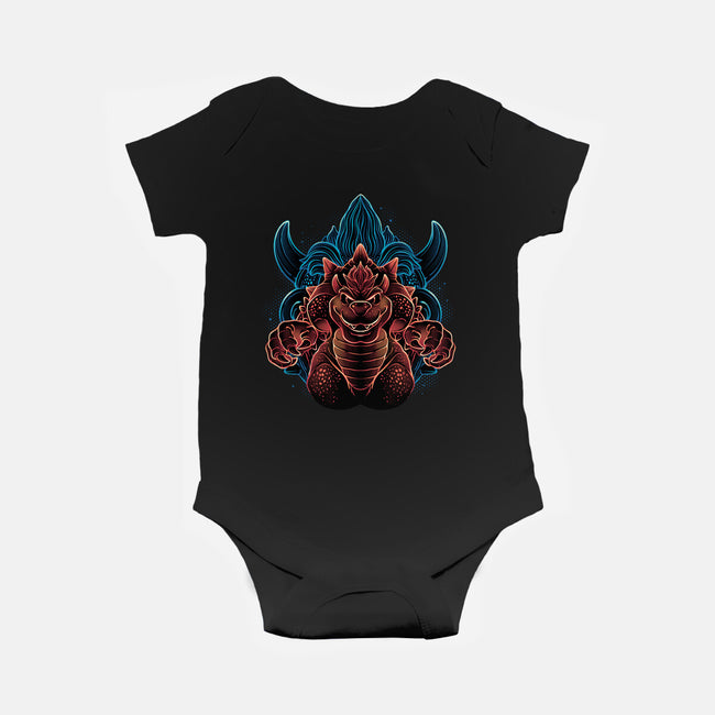 The Princess Is Not Here-Baby-Basic-Onesie-glitchygorilla