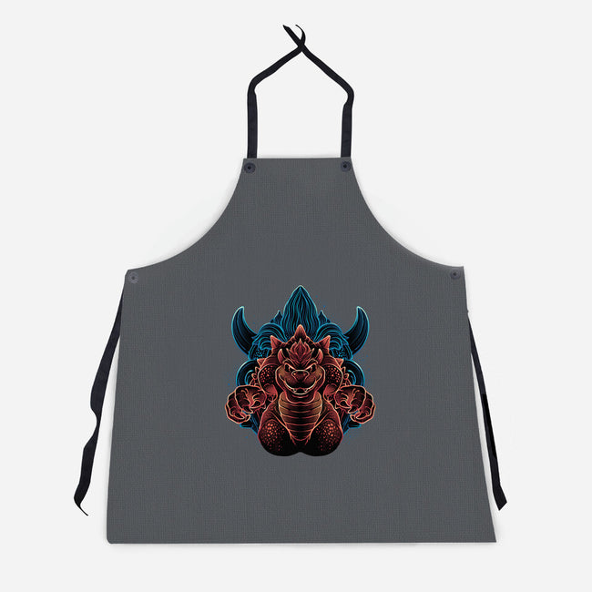 The Princess Is Not Here-Unisex-Kitchen-Apron-glitchygorilla
