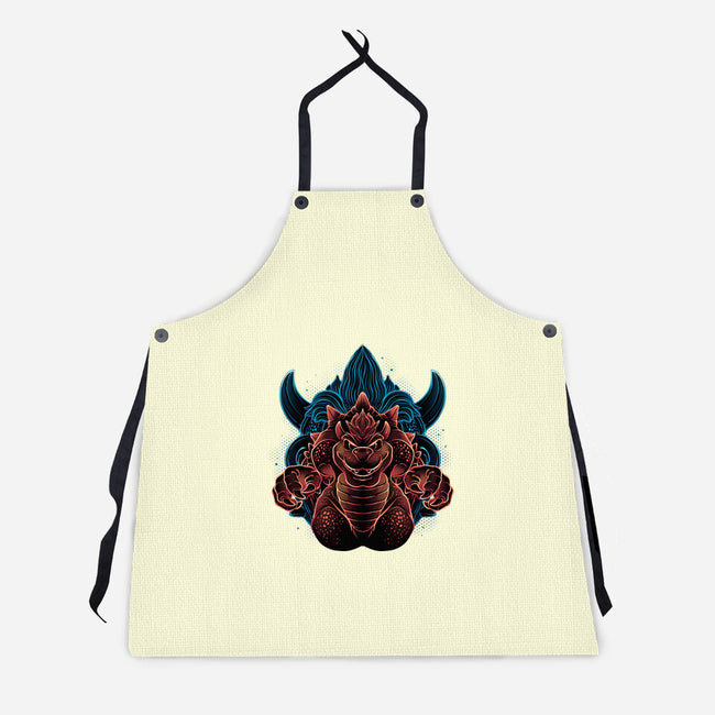 The Princess Is Not Here-Unisex-Kitchen-Apron-glitchygorilla