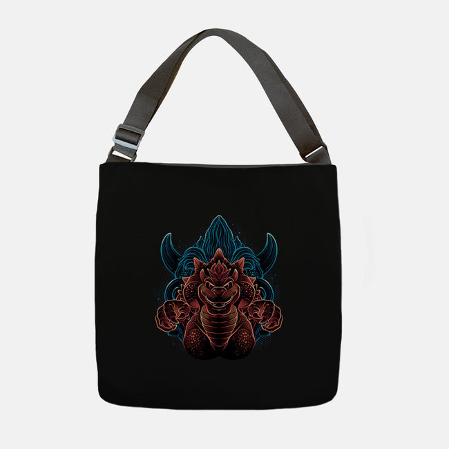 The Princess Is Not Here-None-Adjustable Tote-Bag-glitchygorilla