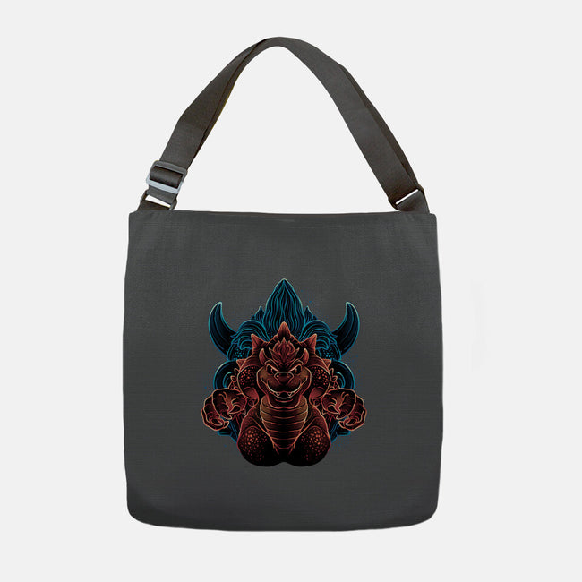 The Princess Is Not Here-None-Adjustable Tote-Bag-glitchygorilla