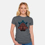 The Princess Is Not Here-Womens-Fitted-Tee-glitchygorilla