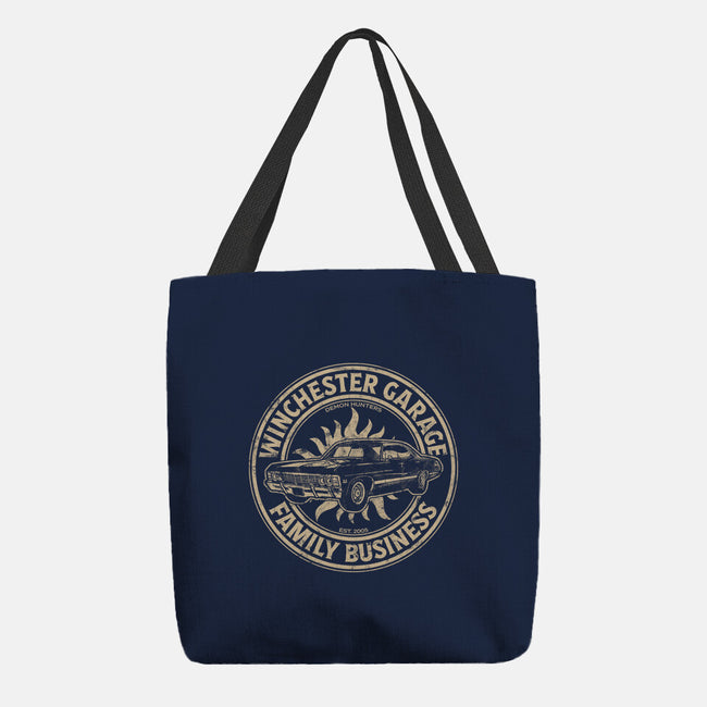 Winchester Garage-None-Basic Tote-Bag-fanfreak1