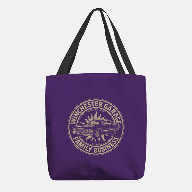 Winchester Garage-None-Basic Tote-Bag-fanfreak1