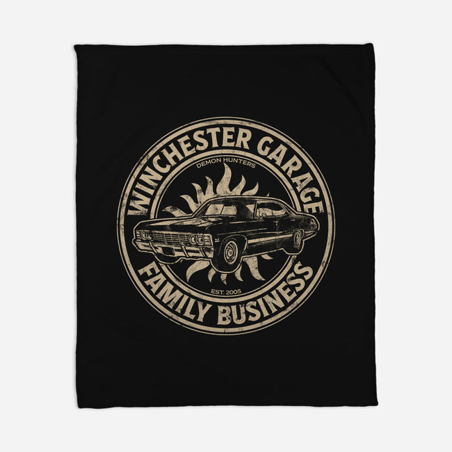 Winchester Garage-None-Fleece-Blanket-fanfreak1