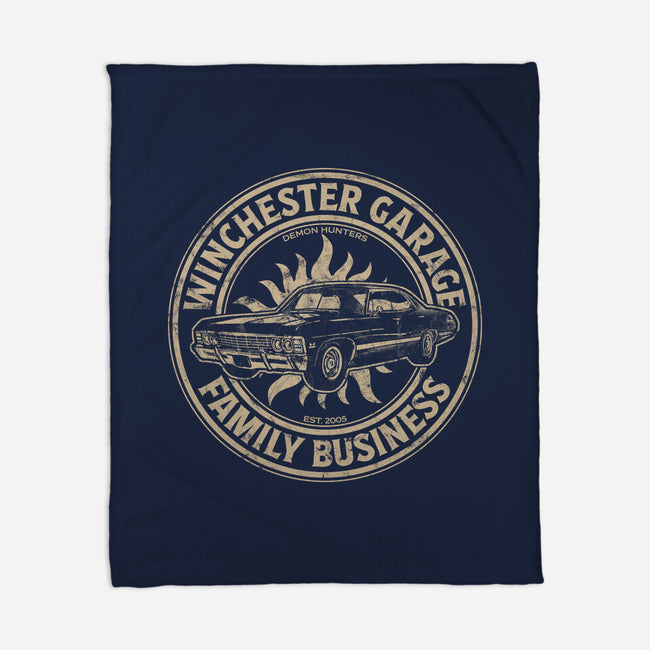 Winchester Garage-None-Fleece-Blanket-fanfreak1