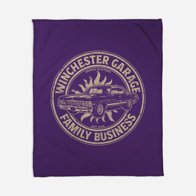 Winchester Garage-None-Fleece-Blanket-fanfreak1