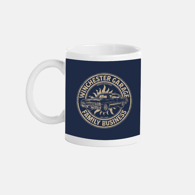 Winchester Garage-None-Mug-Drinkware-fanfreak1
