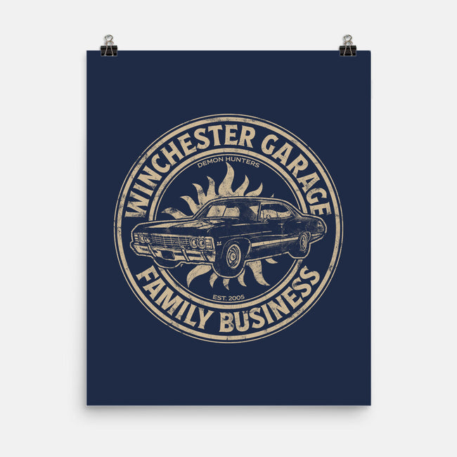 Winchester Garage-None-Matte-Poster-fanfreak1