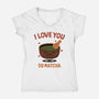 Love You Very Matcha-Womens-V-Neck-Tee-fanfreak1