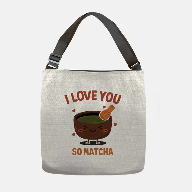 Love You Very Matcha-None-Adjustable Tote-Bag-fanfreak1