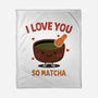 Love You Very Matcha-None-Fleece-Blanket-fanfreak1