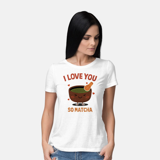 Love You Very Matcha-Womens-Basic-Tee-fanfreak1