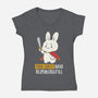 Main Quest Avoid Responsibilities-Womens-V-Neck-Tee-koalastudio