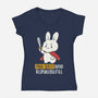 Main Quest Avoid Responsibilities-Womens-V-Neck-Tee-koalastudio