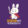 Main Quest Avoid Responsibilities-Womens-Fitted-Tee-koalastudio