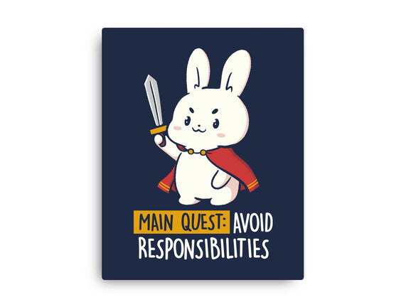 Main Quest Avoid Responsibilities