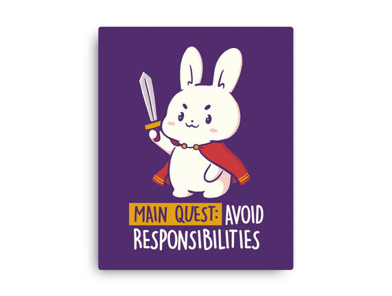 Main Quest Avoid Responsibilities