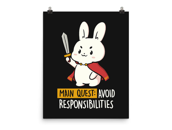 Main Quest Avoid Responsibilities