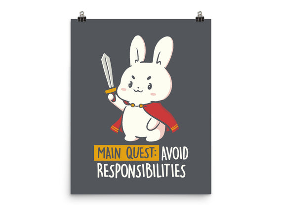 Main Quest Avoid Responsibilities