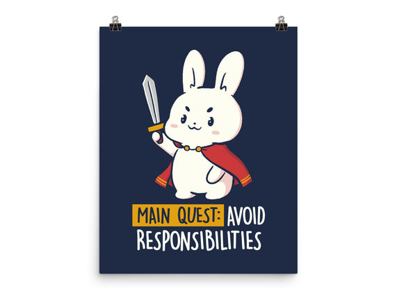 Main Quest Avoid Responsibilities