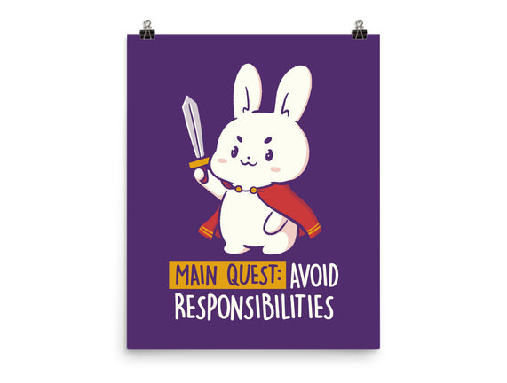 Main Quest Avoid Responsibilities