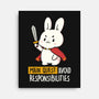 Main Quest Avoid Responsibilities-None-Stretched-Canvas-koalastudio