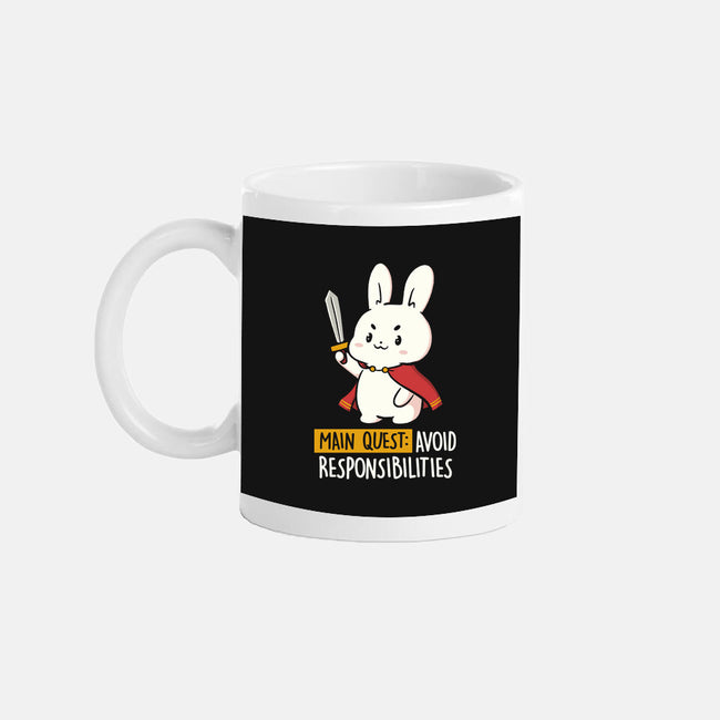 Main Quest Avoid Responsibilities-None-Mug-Drinkware-koalastudio
