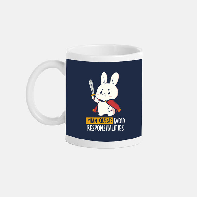 Main Quest Avoid Responsibilities-None-Mug-Drinkware-koalastudio