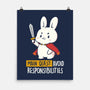 Main Quest Avoid Responsibilities-None-Matte-Poster-koalastudio