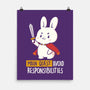 Main Quest Avoid Responsibilities-None-Matte-Poster-koalastudio