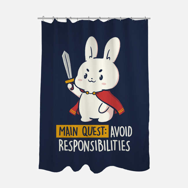 Main Quest Avoid Responsibilities-None-Polyester-Shower Curtain-koalastudio