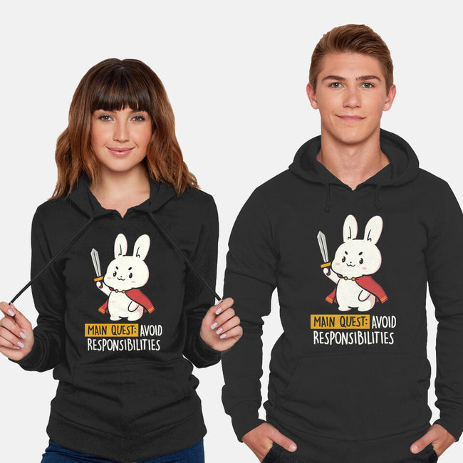 Main Quest Avoid Responsibilities-Unisex-Pullover-Sweatshirt-koalastudio