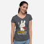Main Quest Avoid Responsibilities-Womens-V-Neck-Tee-koalastudio