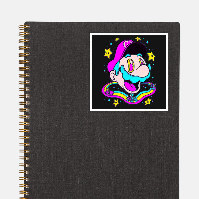 Psychedelic Mushroom Race-None-Glossy-Sticker-Studio Mootant