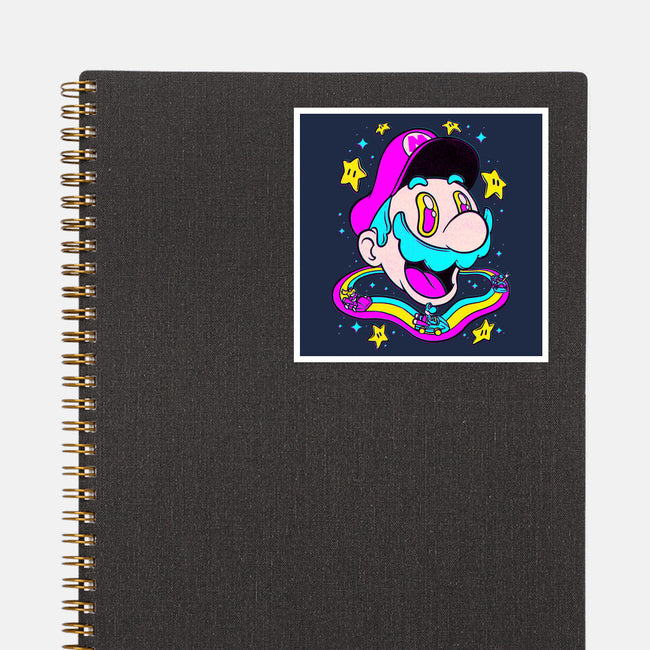 Psychedelic Mushroom Race-None-Glossy-Sticker-Studio Mootant