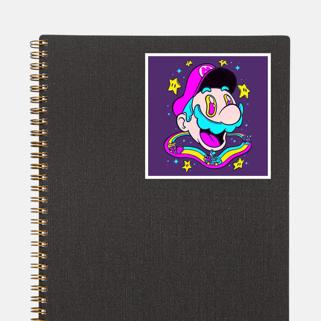 Psychedelic Mushroom Race-None-Glossy-Sticker-Studio Mootant