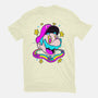 Psychedelic Mushroom Race-Mens-Basic-Tee-Studio Mootant