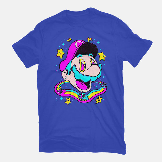 Psychedelic Mushroom Race-Mens-Heavyweight-Tee-Studio Mootant