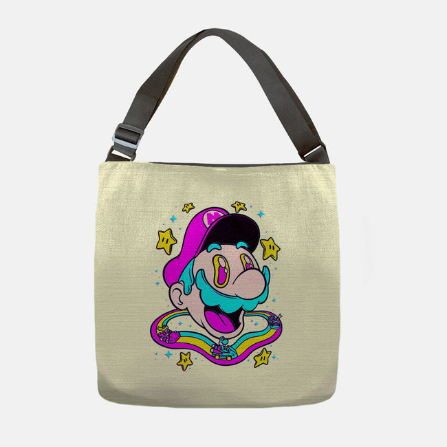 Psychedelic Mushroom Race-None-Adjustable Tote-Bag-Studio Mootant
